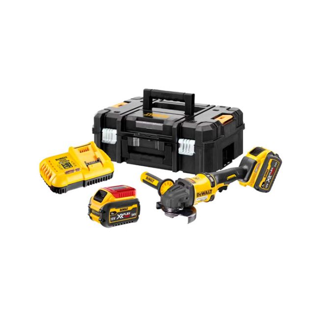 Шліфмашина кутова болгарка акумуляторна безщіткова DeWALT DCG418T2
