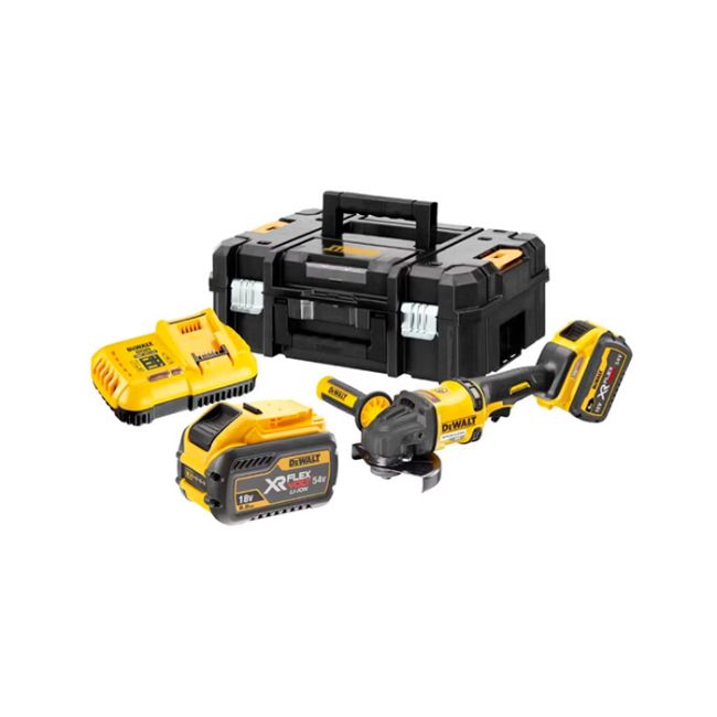 Шліфмашина кутова болгарка акумуляторна безщіткова DeWALT DCG418X2