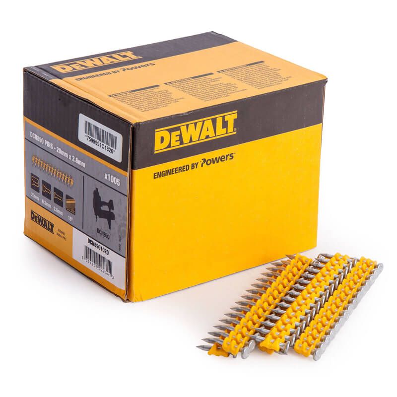 Цвяхи оцинковані по бетону DeWALT DCN8901025