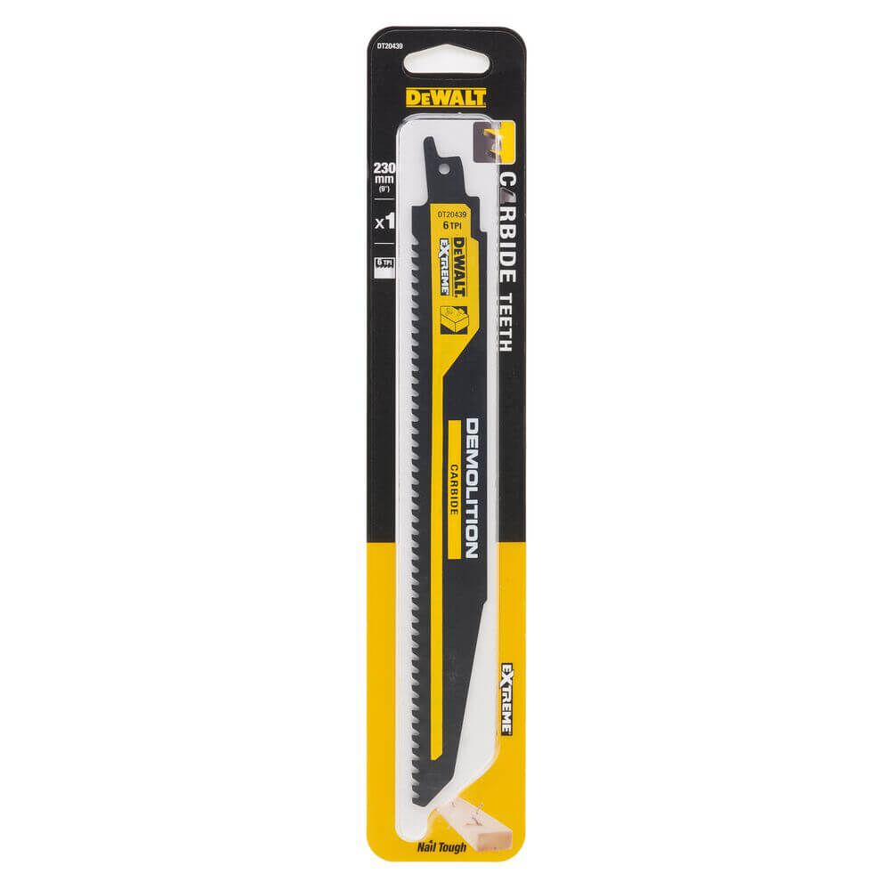 Полотно пильне DeWalt, EXTREME CARBIDE DeWALT DT20439