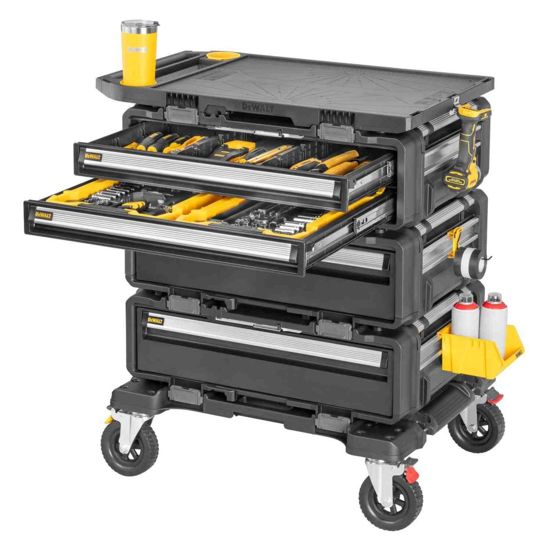 Робоча станція 5 в 1 (комплект ящиків на візку) TOUGHSYSTEM 2.0 DXL DeWALT DWST60510-1