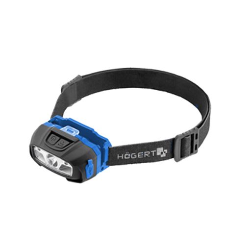 HOEGERT Налобний ліхтар з датчиком руху USB 6 функцій (HT1E421)
