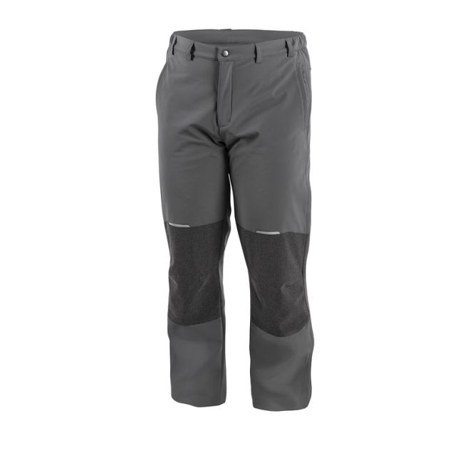 HOEGERT ELDE Штани робочі утеплені SOFTSHELL графітові S (48) (HT5K357-S)