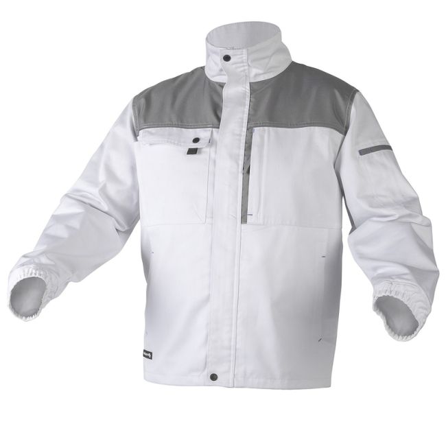 HOEGERT SALM Куртка робоча біла 2XL (56) (HT5K361-2XL)