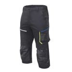 HOEGERT Штани захисні еластичні REETZ 3/4 чорні 4XL (60) (HT5K826-4XL)