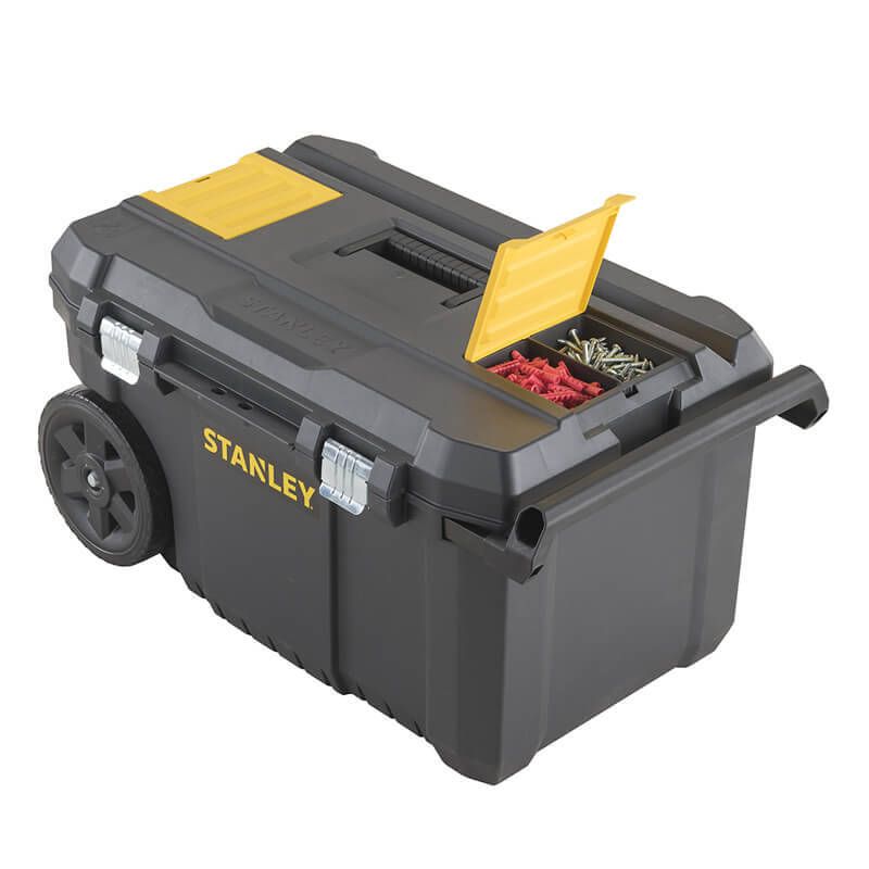 Ящик великого об’єму ESSENTIAL CHEST, розміри 665x404x344 мм, з колесами STANLEY STST1-80150